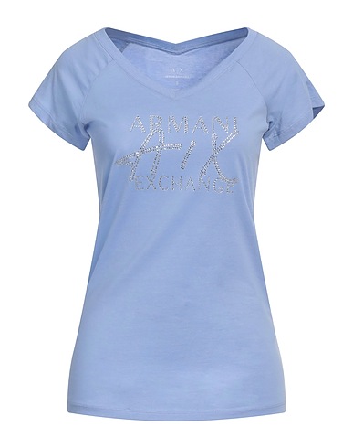 ARMANI EXCHANGE T-shirt Lilac 100% Cotton