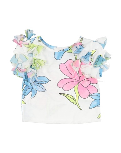 MISS GRANT T-shirt White 97% Cotton, 3% Elastane