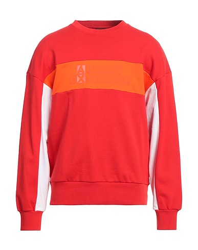 ARMANI EXCHANGE Sweatshirt Tomato red 100% Cotton, Elastane