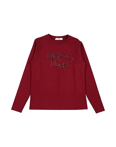 VICOLO T-shirt GIRL Burgundy 90% Cotton, 10% Elastane
