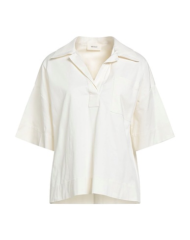 VICOLO Top Ivory 97% Cotton, 3% Elastane