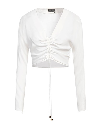 ELISABETTA FRANCHI Top White 100% Viscose