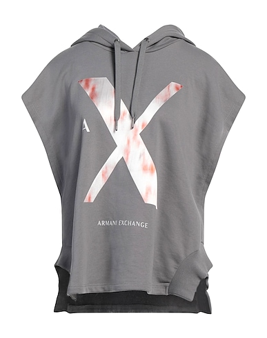 ARMANI EXCHANGE Hooded sweatshirt Grey 60% Cotton, 40% Polyester