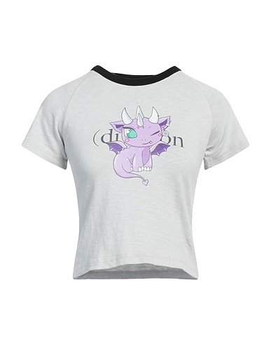 (DI)VISION Crop top Grigio chiaro 100% Cotone organico