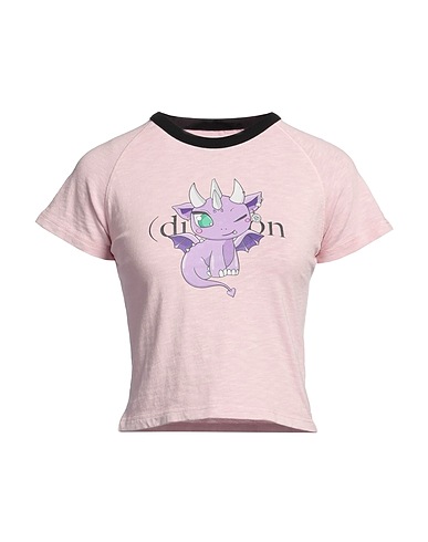 (DI)VISION Crop top Rosa 100% Cotone organico