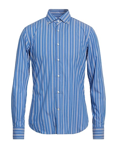 GHIRARDELLI Striped shirt Azure 100% Cotton