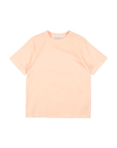 BURBERRY T-shirt Salmon pink 97% Cotton, 3% Elastane