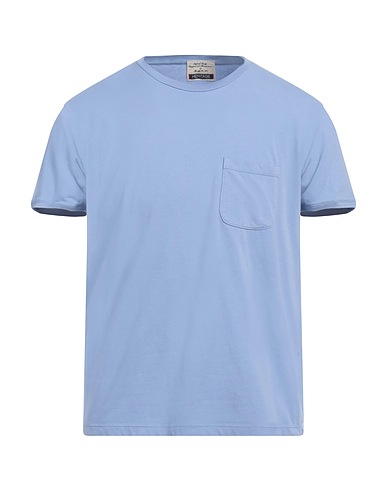 HERITAGE T-shirt Light blue 90% Cotton, 10% Elastane