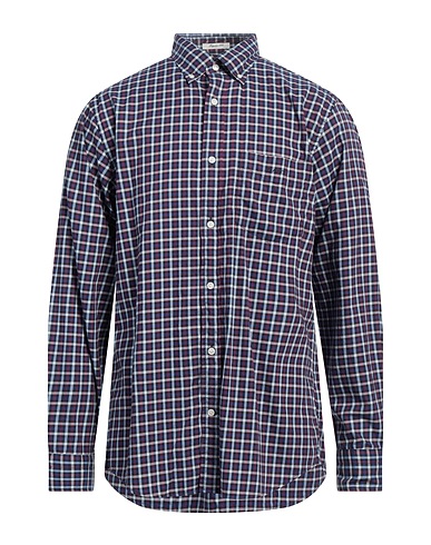 GANT Checked shirt Plum 100% Cotton