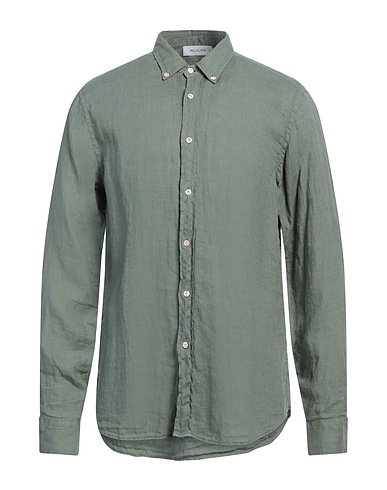 AGLINI Linen shirt Military green 100% Linen