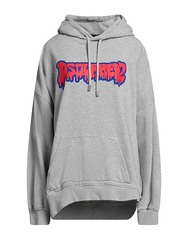 DSQUARED2 Hoodie Grau 100% Baumwolle