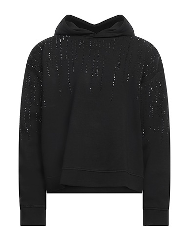 DSQUARED2 Hooded sweatshirt Black 100% Viscose