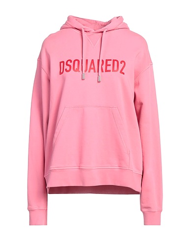DSQUARED2 Hooded track jacket  Pink 100% Cotton