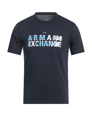 ARMANI EXCHANGE T-Shirt Marineblau 100% Baumwolle