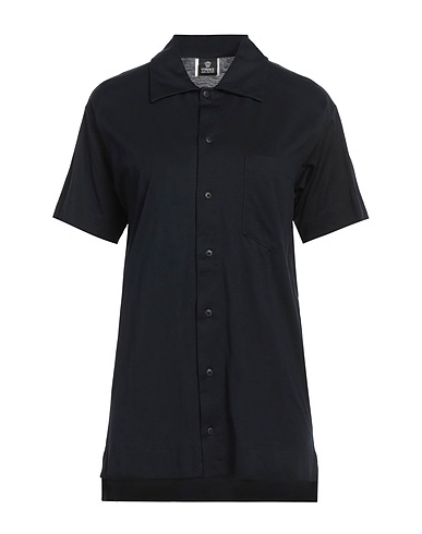 VERSACE JEANS COUTURE Solid colour shirts & blouses Midnight blue 100% Cotton