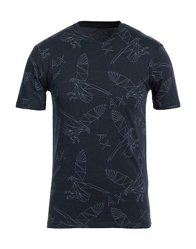 ARMANI EXCHANGE T-shirt Blu navy 100% Cotone