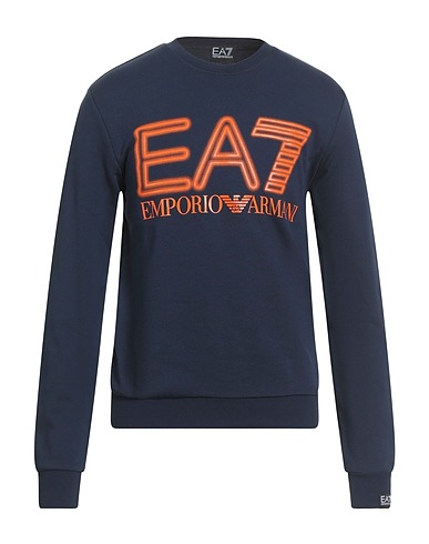 EA7 Sweatshirt Navy blue 100% Cotton
