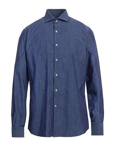 ALESSANDRO GHERARDI Camicia a righe Blu 100% Cotone