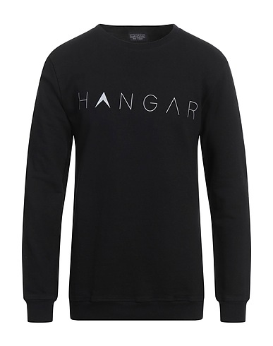 HANGAR Sweatshirt Black 100% Cotton