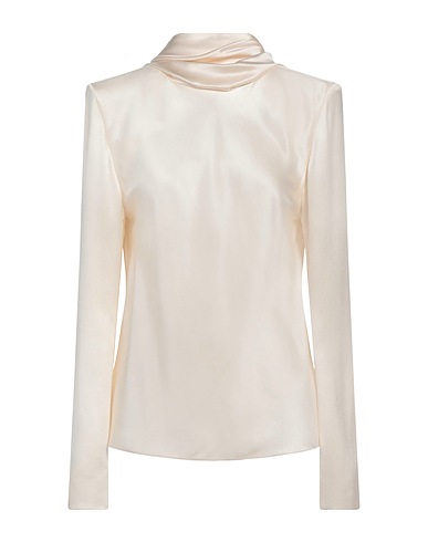 SAINT LAURENT Silk top Cream 100% Silk