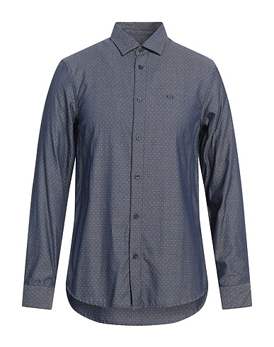 ARMANI EXCHANGE TOPWEAR Slate blue 100% Cotton