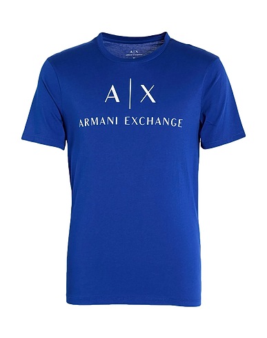 ARMANI EXCHANGE T-Shirt Königsblau 100% Baumwolle
