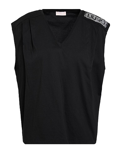 LIU •JO T-shirt Black 100% Cotton