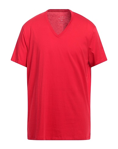 ARMANI EXCHANGE Basic T-Shirt Red 100% Cotton