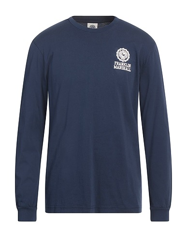 FRANKLIN & MARSHALL T-shirt Navy blue 100% Cotton