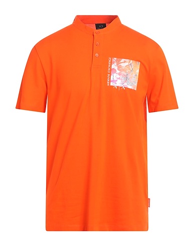 ARMANI EXCHANGE T-shirt Orange 95% Cotton, 5% Elastane