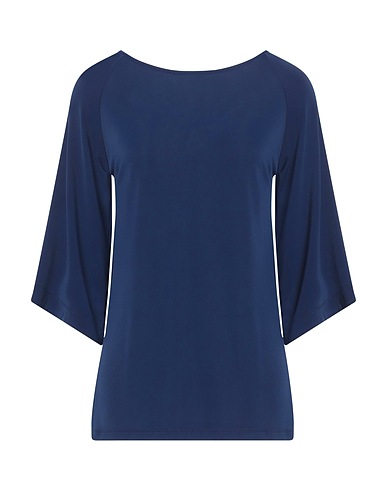 CENTO X CENTO Top Navy blue 94% Polyester, 6% Elastane