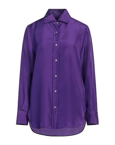 SEVENTY VENEZIA Silk shirts & blouses Purple 100% Silk