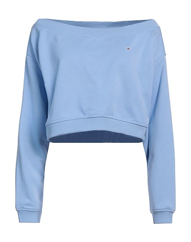 TOMMY JEANS Felpa Blu chiaro 64% Cotone, 36% Poliestere