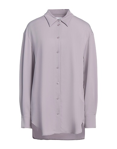 CALVIN KLEIN Solid colour shirts & blouses Lilac 100% Polyester