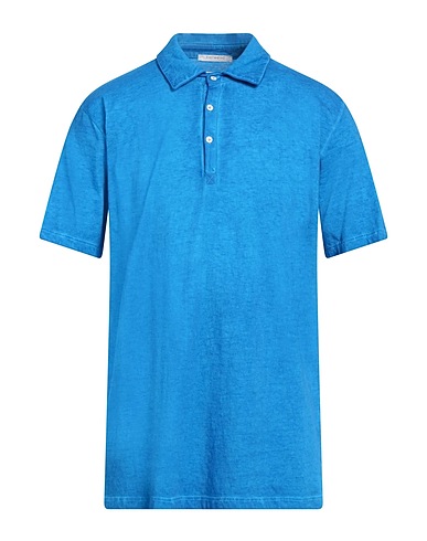 BELLWOOD Polo shirt Azure 100% Cotton