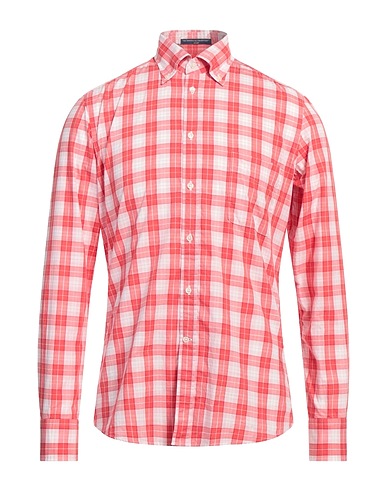 B.D.BAGGIES Checked shirt Red 100% Cotton