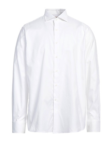 ALESSANDRO GHERARDI Solid color shirt SOFT White 100% Cotton