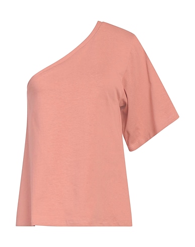 THE M.. One-shoulder top Blush 100% Cotton