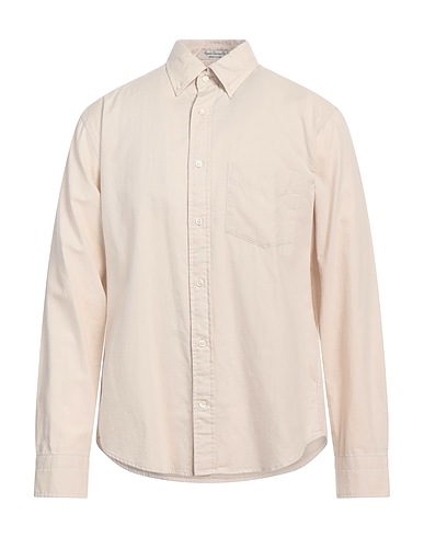 GANT Solid color shirt Beige 100% Organic cotton