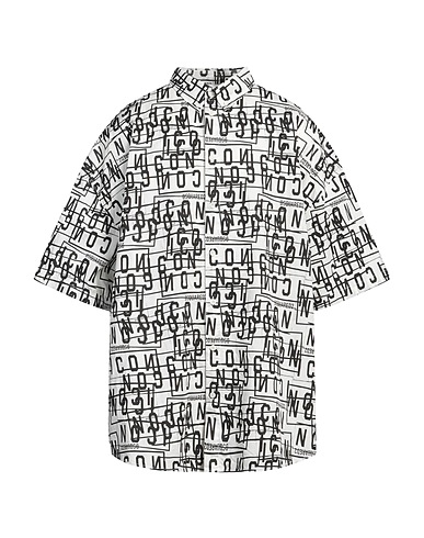 DSQUARED2 Camicia fantasia Bianco 100% Cotone