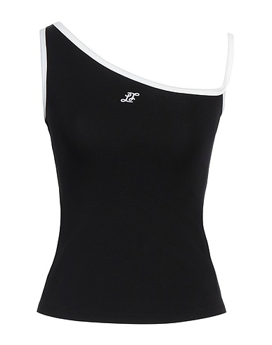 LIUREGALI Vest Black 92% Cotton, 8% Elastane