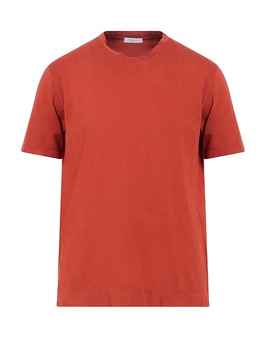 BOGLIOLI Basic T-Shirt Rust 100% Cotton