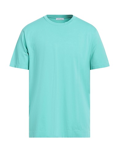 BOGLIOLI Basic T-Shirt Turquoise 100% Cotton
