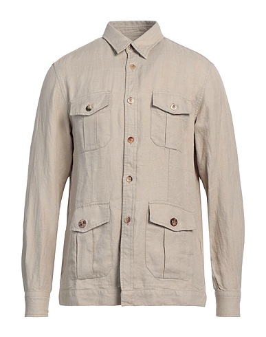 BOGLIOLI Linen shirt Grey 100% Linen