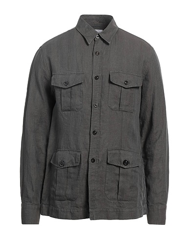 BOGLIOLI Linen shirt Lead 100% Linen
