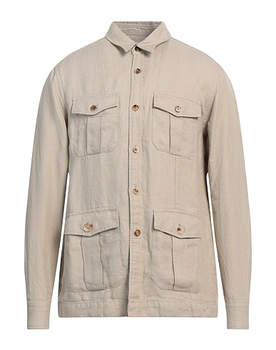 BOGLIOLI Camicia in lino Beige 100% Lino