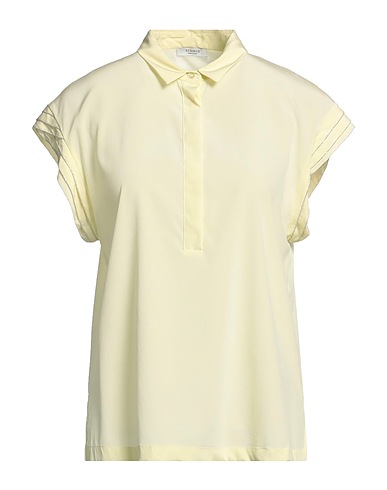 PESERICO Top Pastel yellow 94% Silk, 6% Elastane