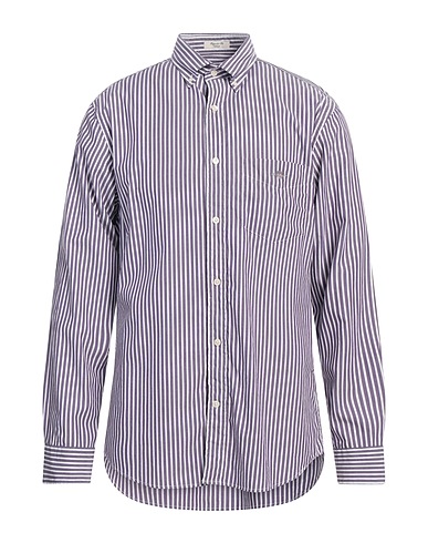 GANT Striped shirt Purple 100% Cotton
