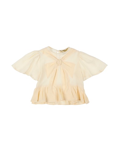 STELLA McCARTNEY KIDS Топ без рукавов Светло-жёлтый 100% Шелк