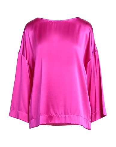 PUROTATTO Top Magenta 92% Silk, 8% Elastane